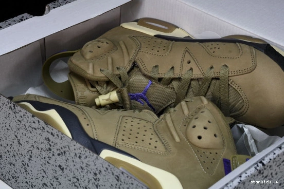 Jordan FD1643-300 6 Gore-Tex Retro FD1643-300 Brown  Kelp 0731